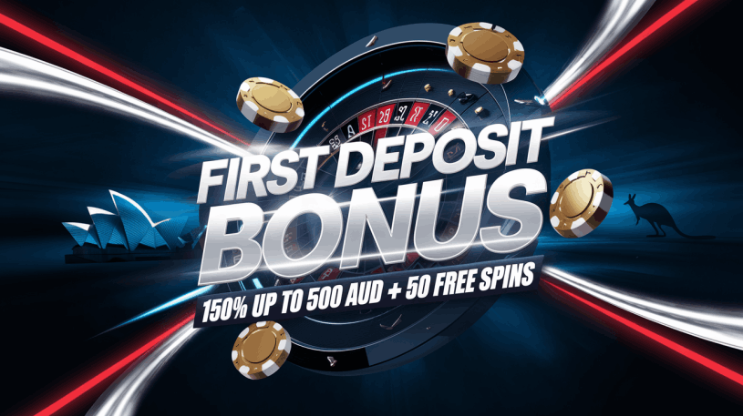 Spinstralia Casino 1st Deposit Bonus